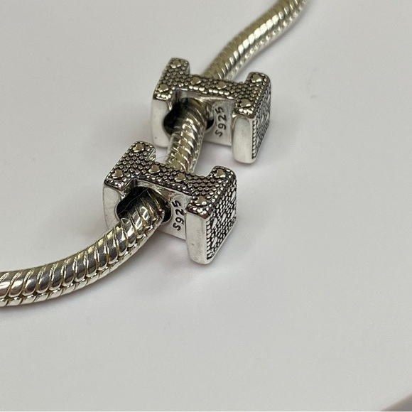 Sterling Silver Letter I Charm - Picture 7 of 11